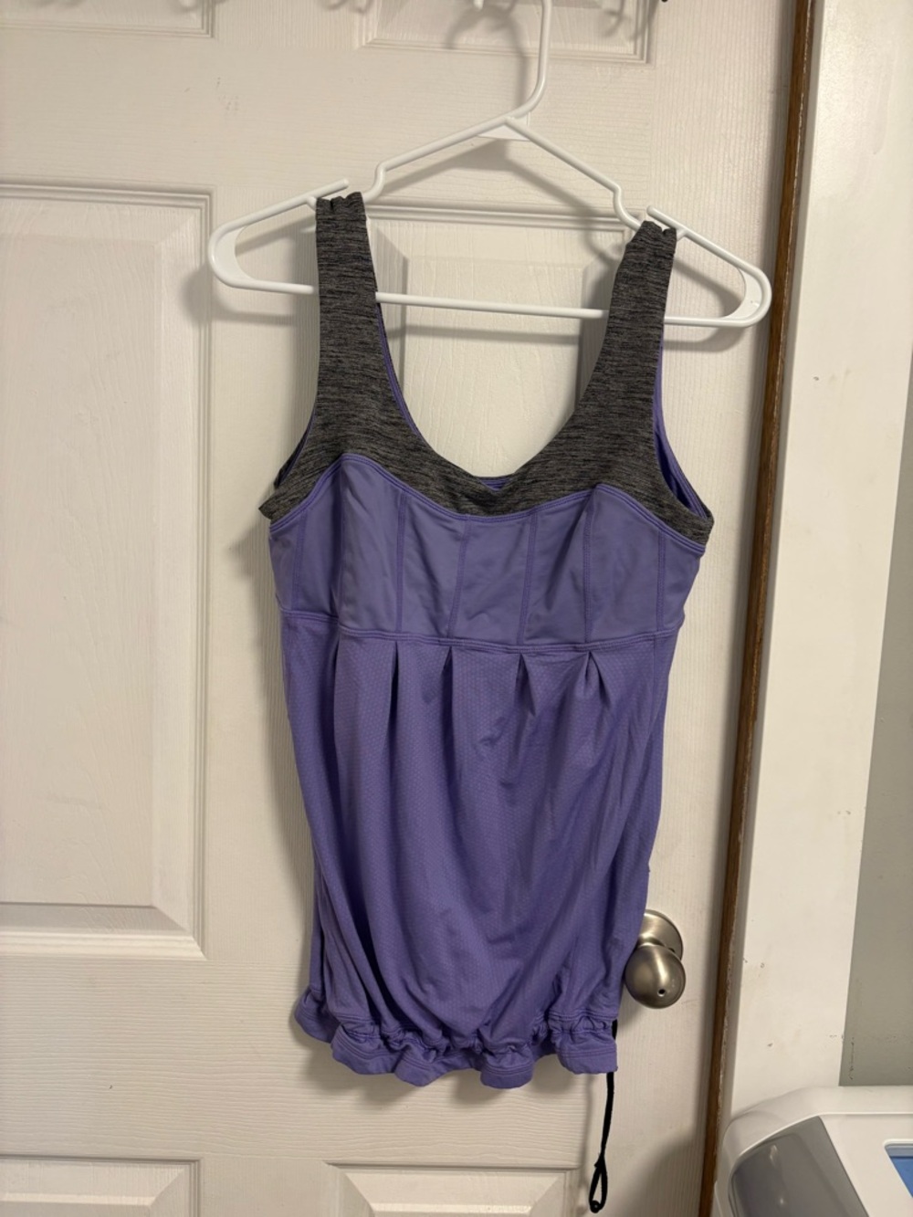 lululemon athletica Purple and Gray Tank Top
